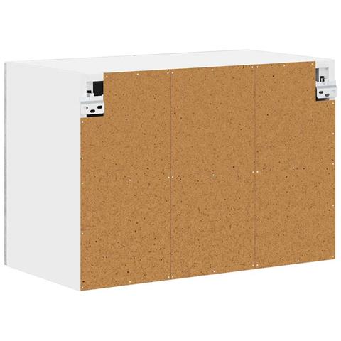 Pensile cucina con porta 2 pcs Grigio cemento 60 x 31 x 40 cm - Foto 9