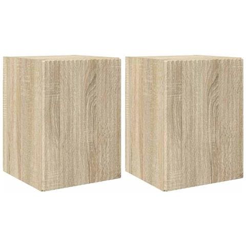 Mobile TV da parete 2 pcs Sonoma 30 x 31 x 40 cm - Foto 1