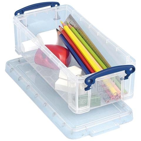 Organizer In Plastica Trasparente 205 × 100 × 45 Mm - Design Compatto E Robusto | Per Componenti Elettronici | Facile Da Trasportare - Foto 4