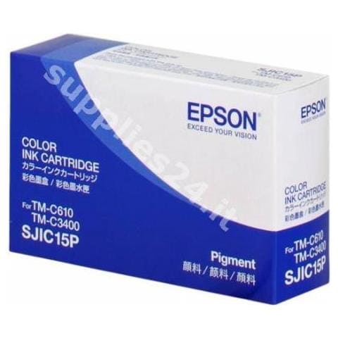 C33S020464 Cartuccia Ink Originale Multipack Ciano Magenta Gialla TM-C 3400 Capacità 7500 Pagine - Foto 2