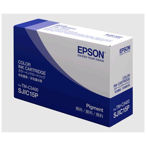 C33S020464 Cartuccia Ink Originale Multipack Ciano Magenta Gialla TM-C 3400 Capacità 7500 Pagine - Foto 1