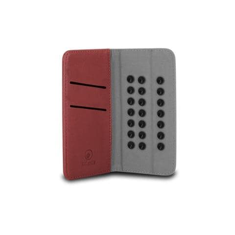 Custodia per Smartphone in Pelle 4.5 / 5 "- Colore Rosso - Foto 3