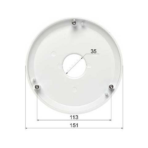 Supporto Parete / Soffitto per Telecamere Dome CCTV PFA100 - Foto 2