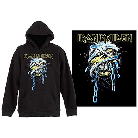 Iron Maiden: Powerslave (Felpa Con Cappuccio Unisex Tg. M)  - Foto 1