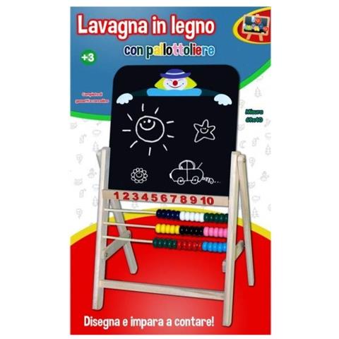 Lavagna In Legno Con Pallottoliere - Foto 1