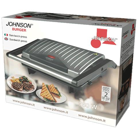 Tostiera Mini Bistecchiera Antiaderente 750w Per Panini Burger Sandwich - Foto 2