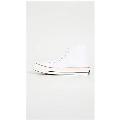 Converse Taylor Chuck 70 Hi, Scarpe Da Ginnastica Basse Unisex-adulto, Multicolore (bianco / garnet / egret 102), 41.5 Eu - Foto 2