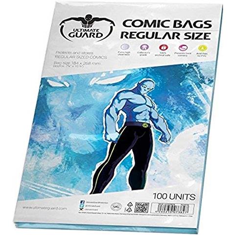 Ugd020018 - Set Di 100 Buste Per Fumetti, Misura Standard (18,10 X 26,35 Cm) [ importato Dalla Spagna] - Foto 1