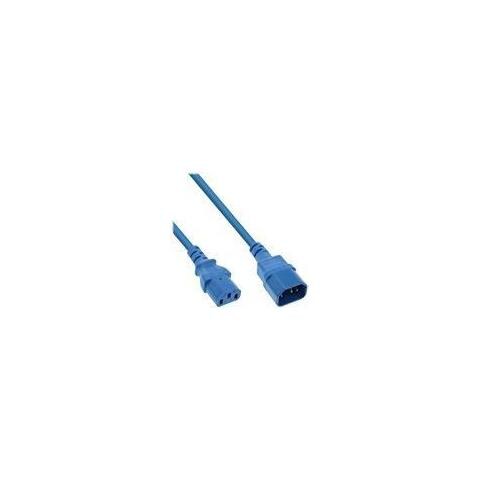 Prolunga Per Apparecchi Freddi - Da C13 A C14 - Blu - 1 M - Foto 2