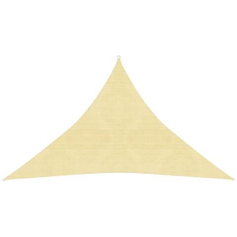 Vela Parasole 160 g / m² Beige 3x3x4,2 m in HDPE - Foto 1