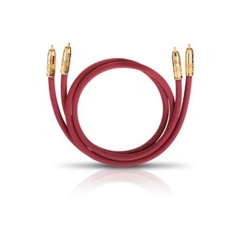 NF 214 Master Set, bordeaux, 0.50m 0.5m 2 x RCA cavo audio - Foto 1