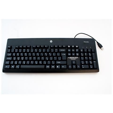 Tastiera USB 724720-051 per Desktop/Server (Layout Francese) Colore Nero - Foto 1