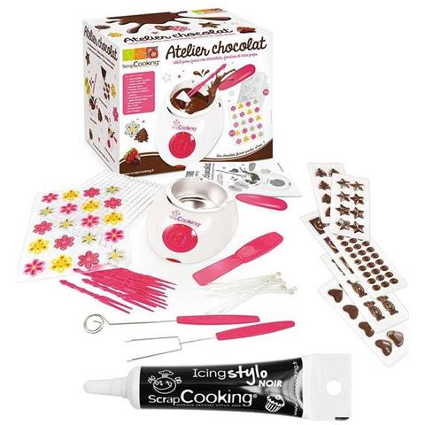 Kit Per Fonduta Al Cioccolato + Penna Per Glassa Nera - Foto 1