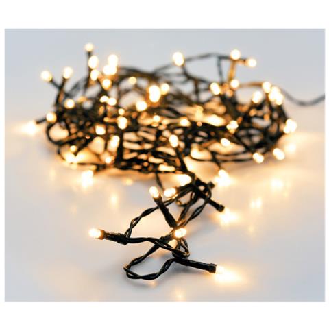 Glitter Garland - Spirito Natalizio - Luce Bianca Calda - 240 Lampadine Led - 24 M - 72090 - Foto 2