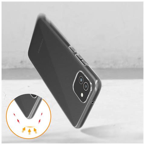 Cover Samsung Galaxy A03 Silicone Flessibile Trasparente - Foto 10
