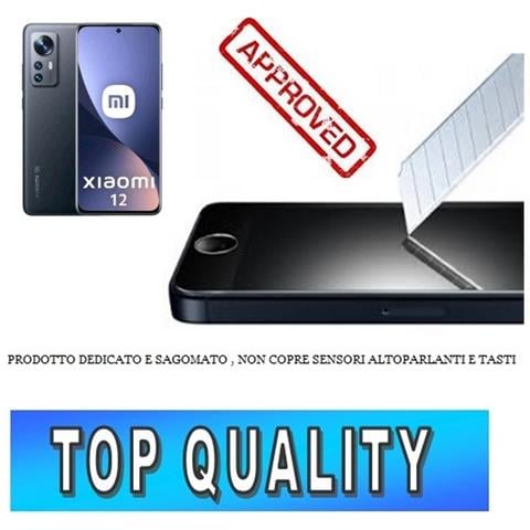 Tempered Glass Screen Protector Pellicola Vetro Temprato Xiaomi 12 - 12x - Foto 1