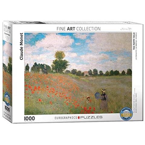 Puzzle Il Campo Di Papaveri Di Claude Monet (1000 Pezzi), Modello: 6000-0826 - Foto 1