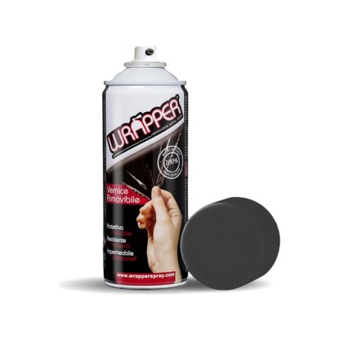 Wrapper, Pellicola Spray Rimovibile, 400 Ml - Nero Metallizzato - Foto 1