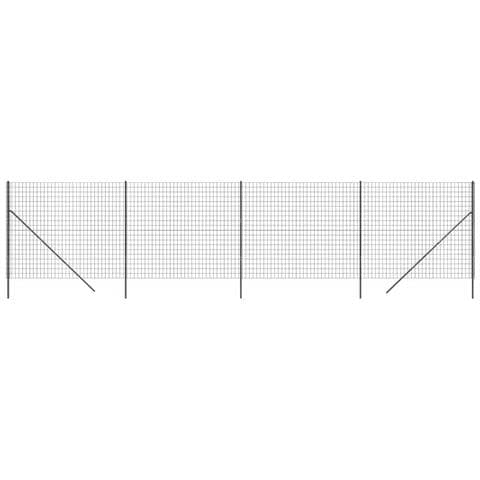 Recinzione Metallica Antracite 2x10 M In Acciaio Zincato - Foto 1
