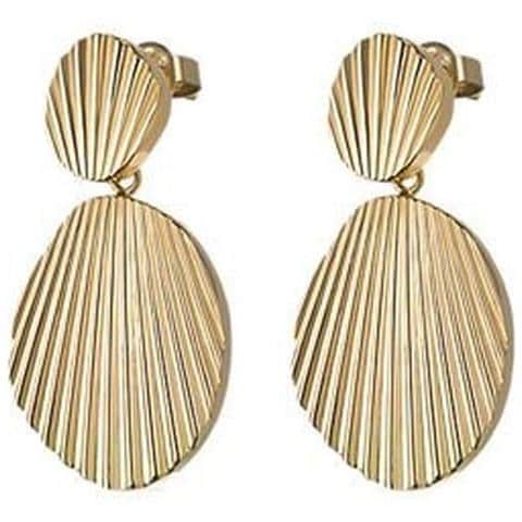 Orecchini Donna Acciaio Inossidabile 2 Cm - Foto 1