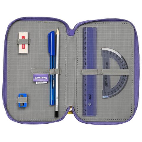 Plumier Triplo Superthings Guardians Of Kazoom Viola Giallo (36 Pezzi) - Foto 6