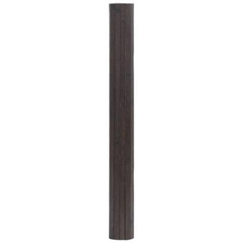 Tappeto Rettangolare Marrone Scuro 70x200 Cm In Bambù - Foto 3