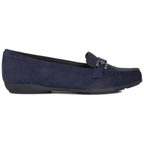 Annytah Mocasins Mocassino Pelle Scamosciata /nabuk Scarpe Donna Blu Eu 36, D84bma 00032 C4007 - Foto 1