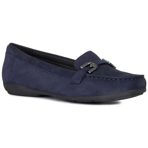 Annytah Mocasins Mocassino Pelle Scamosciata /nabuk Scarpe Donna Blu Eu 36, D84bma 00032 C4007 - Foto 2