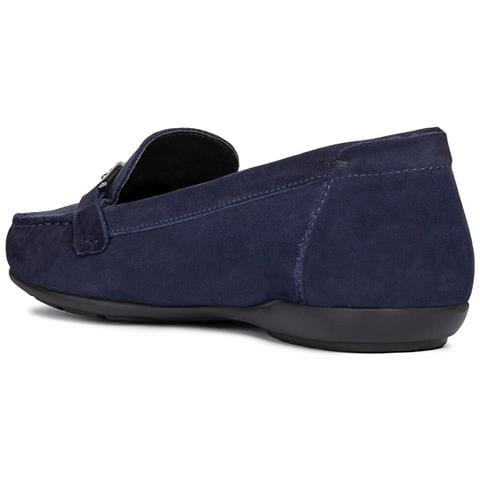 Annytah Mocasins Mocassino Pelle Scamosciata /nabuk Scarpe Donna Blu Eu 36, D84bma 00032 C4007 - Foto 3