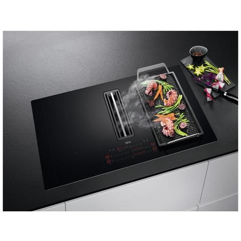 Piano Cottura CCE84751CB a Induzione 4 Zone Cottura da 80.3 cm Cappa Aspirante / Filtrante Colore Nero - Foto 10