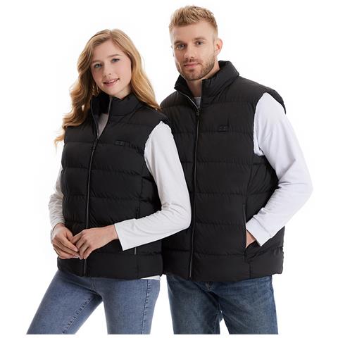 Gilet Riscaldante Con 9 Zone Di Riscaldamento Nero 4xl - Foto 7