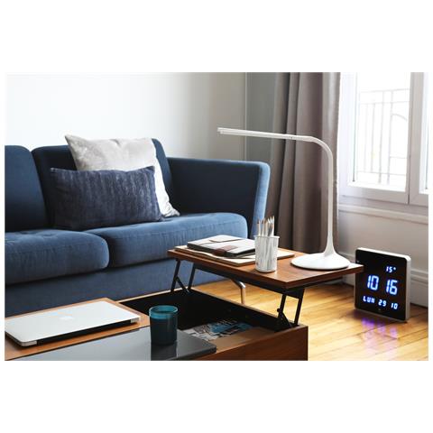 Lampada Da Tavolo Led Senza Fili Bianca - Foto 2