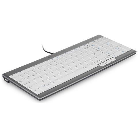 Tastiera Cablato 8719274673514 (Layout Svizzero) Colore Argento, Bianco - Foto 2