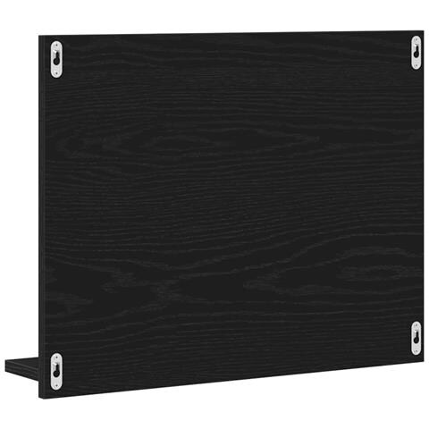 Specchio da Bagno Rovere Nero 60x10,5x45 cm Legno Multistrato - Foto 9