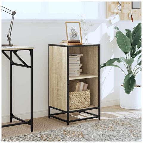 Libreria Rovere Sonoma 40x35x76 Cm In Legno Multistrato - Foto 3