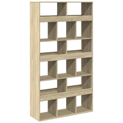 Libreria Rovere Sonoma 100x33x187,5 Cm In Truciolato - Foto 2