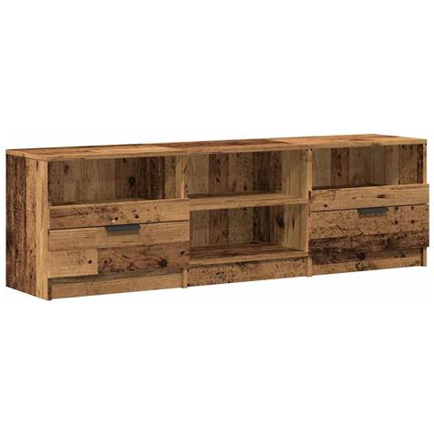 Mobile Porta Tv Legno Vecchio 150x33,5x45 Cm Legno Multistrato - Foto 2