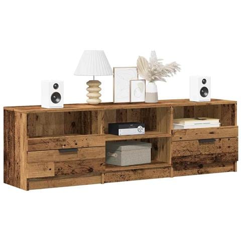 Mobile Porta Tv Legno Vecchio 150x33,5x45 Cm Legno Multistrato - Foto 1