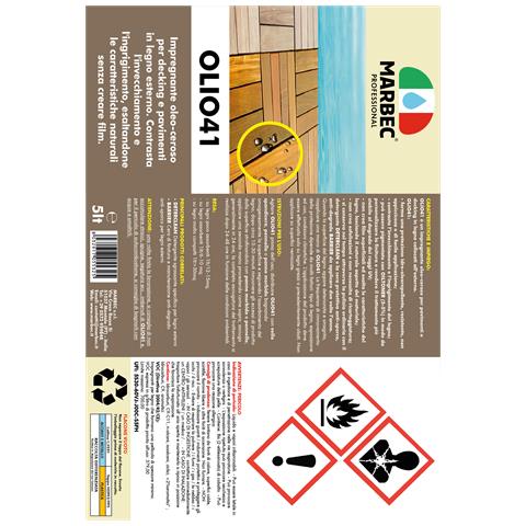 Olio41 5lt - Impregnante Per Legno Esterno - Foto 2