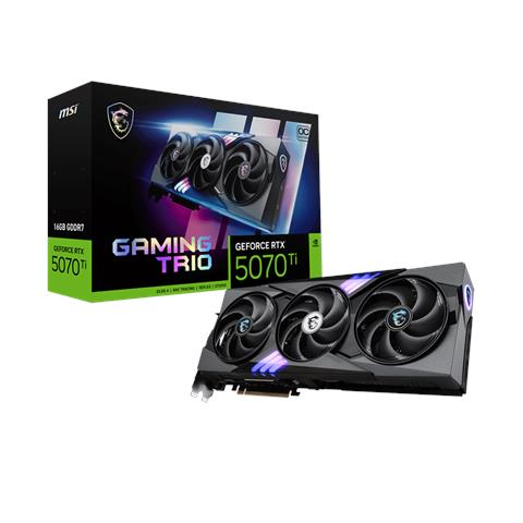 GAMING GeForce RTX 5070 Ti 16G TRIO OC NVIDIA 16 GB GDDR7 - Foto 1