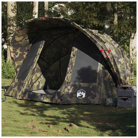 Tenda da Pesca per 5 Persone Mimetica Impermeabile - Foto 1
