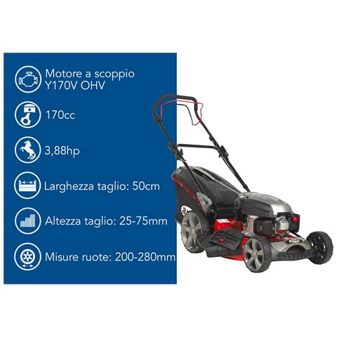 Rasaerba A Trazione Trx 511 Da 170cc Funzioni 4in1 - Foto 2
