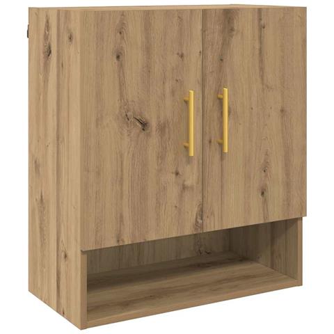 Armadietto a muro rovere artigianale 60 x 31 x 70 cm - Foto 1