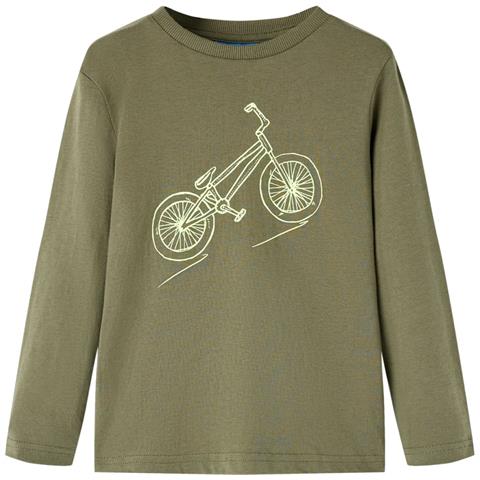 Maglietta per Bambini a Maniche Lunghe Cachi 104 - Foto 1