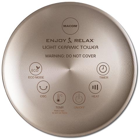 Enjoy & Relax 944 stufetta elettrica Interno Rose Gold 2000 W Riscaldatore ambiente elettrico con ventilatore - Foto 3