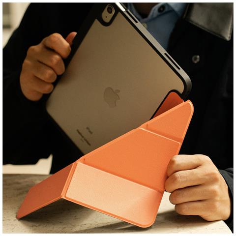 Custodia Pieghevole A 4 Posizioni Per Ipad 11 / 10.9 Pollici Modello Active Folio, Arancione - Foto 2