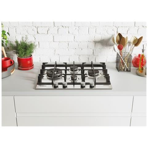 H-HOB 300 GAS HHG6DDMX Acciaio inox Da incasso 59.5 cm 4 Fornello (i) - Foto 5