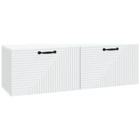 Mobile Porta TV da Muro Bianco 98 x 31 x 30 cm - Foto 1
