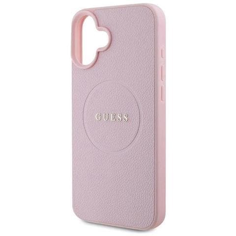 Custodia Guess Grained Gold Ring Magsafe Per Iphone 16 Plus - Rosa - Foto 3