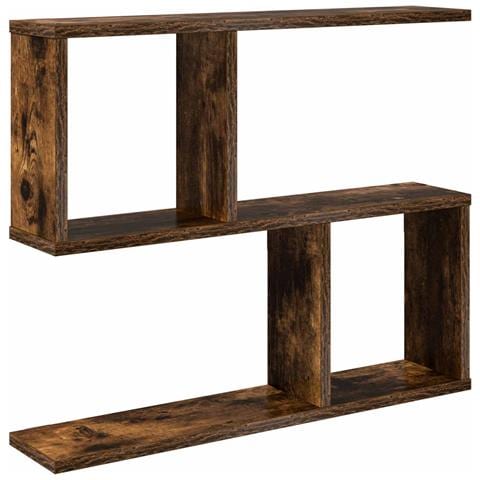 Scaffale da parete Rovere Fumo 60 x 12 x 50,5 cm - Foto 1